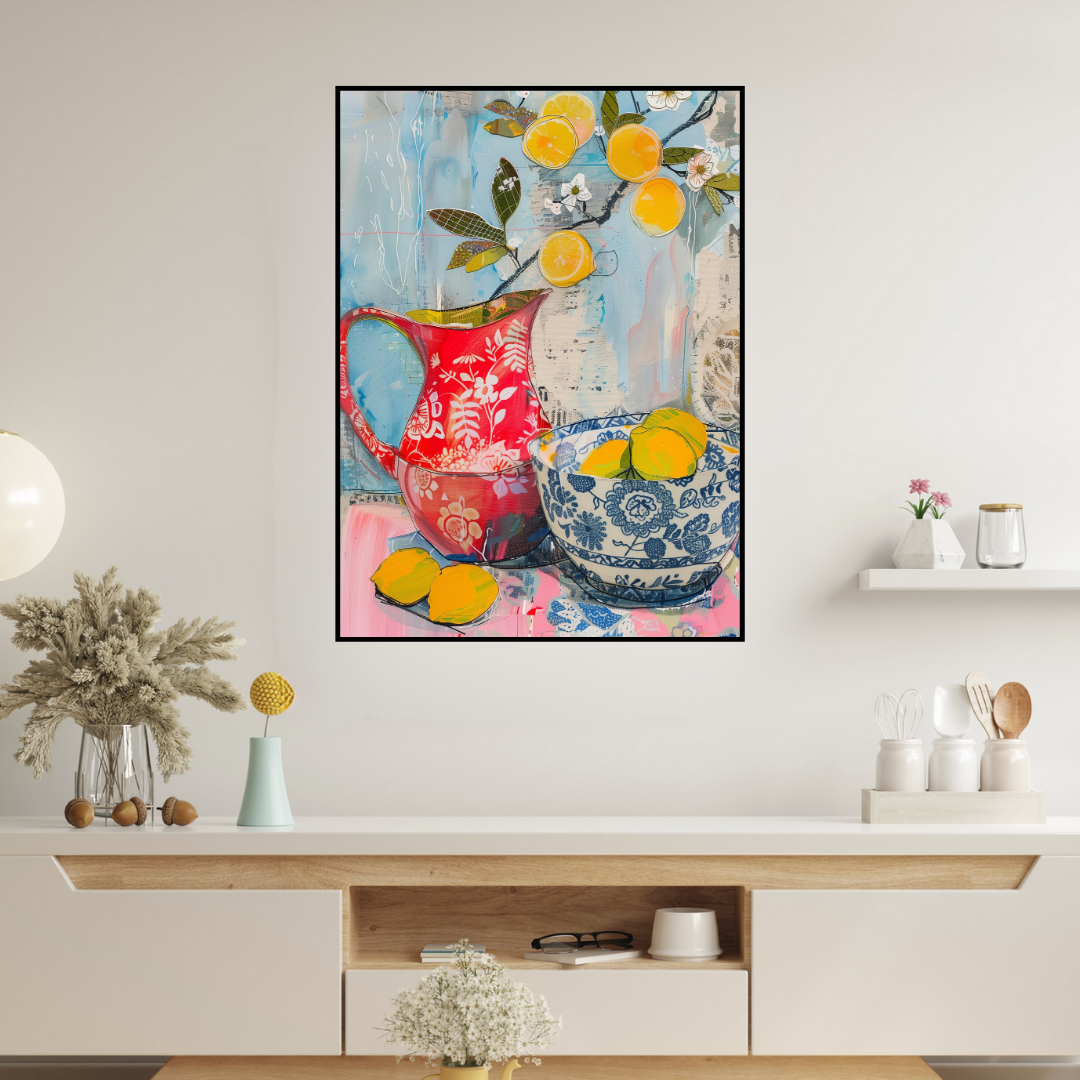 Lemon Flower - Poster Wall Art