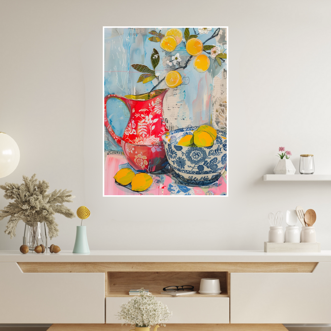 Lemon Flower - Poster Wall Art